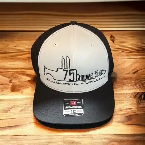 75 Chrome Shop Truck Logo Hat - Image 23