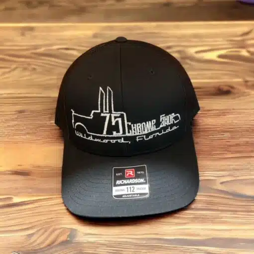 75 Chrome Shop Truck Logo Hat - Image 15