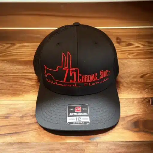 75 Chrome Shop Truck Logo Hat - Image 14