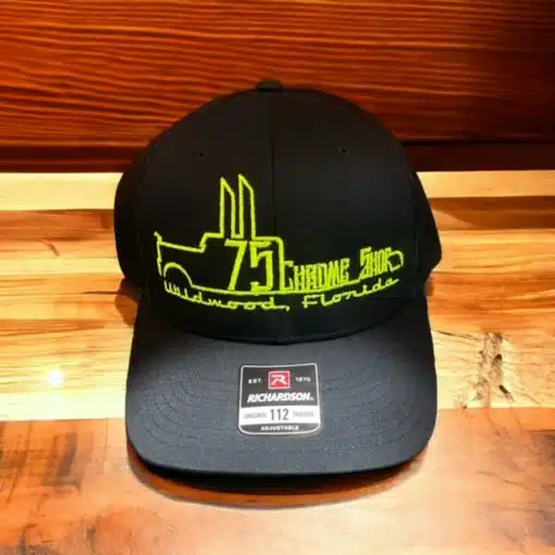 75 Chrome Shop Truck Logo Hat - Image 13