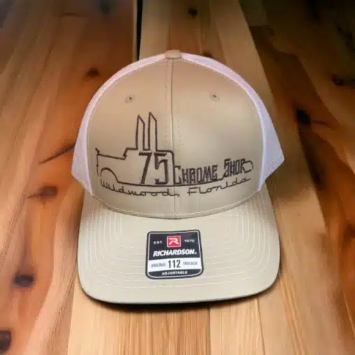 75 Chrome Shop Truck Logo Hat - Image 12