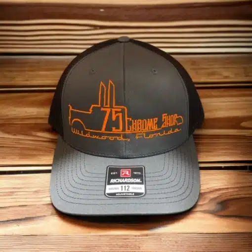 75 Chrome Shop Truck Logo Hat - Image 9