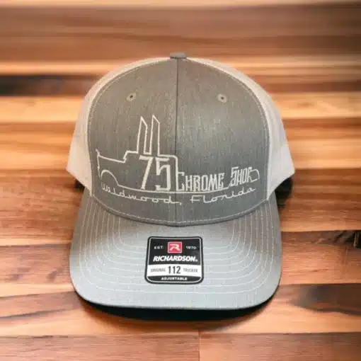 75 Chrome Shop Truck Logo Hat - Image 7