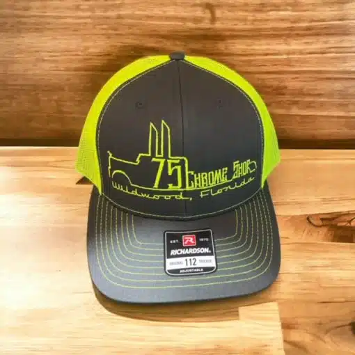 75 Chrome Shop Truck Logo Hat - Image 6