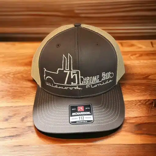 75 Chrome Shop Truck Logo Hat - Image 5