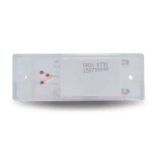 2" x 6" Clear Red Marker Rectangular LED Light - 20 Diodes - Image 3