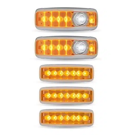 KW LED Interior Projector Dome Cab & Sleeper Lighting Kit - 6-Color Auxiliary LED - Image 6