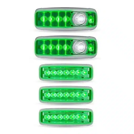 KW LED Interior Projector Dome Cab & Sleeper Lighting Kit - 6-Color Auxiliary LED - Image 4