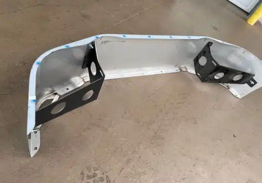 Peterbilt 387 Chrome Wrap Bumper 2002-2010 - Image 2