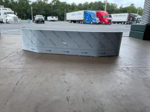 Peterbilt 387 Chrome Wrap Bumper 2002-2010 - Image 3