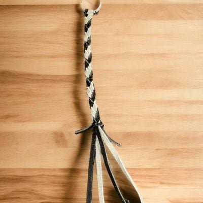 Braided Horn Pull - Black/Grey