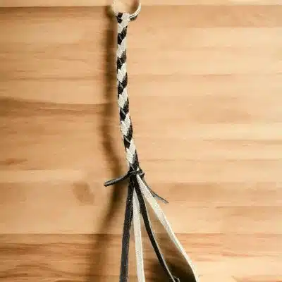 Braided Horn Pull - Black/Grey