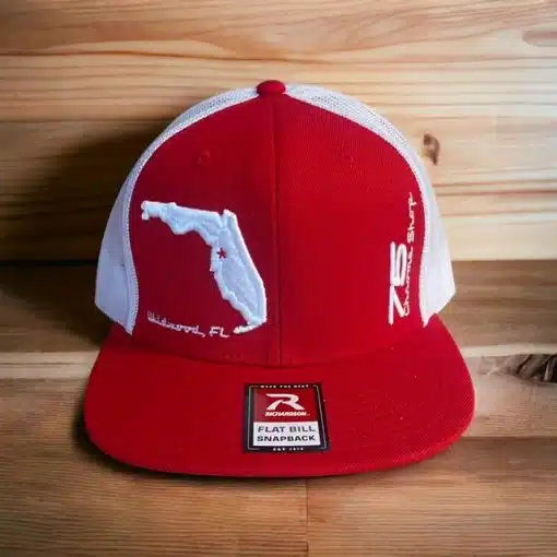 75 Chrome Shop Florida Logo Flat Bill Hat - Image 14