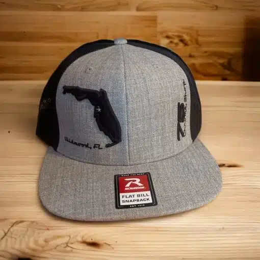75 Chrome Shop Florida Logo Flat Bill Hat - Image 12