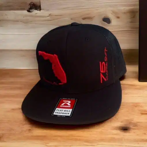 75 Chrome Shop Florida Logo Flat Bill Hat - Image 9