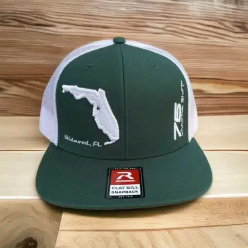 75 Chrome Shop Florida Logo Flat Bill Hat - Image 6