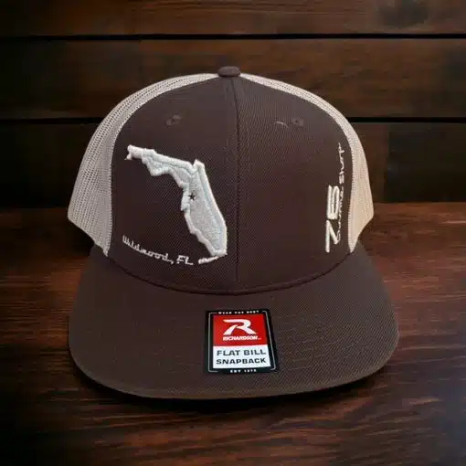 75 Chrome Shop Florida Logo Flat Bill Hat - Image 5