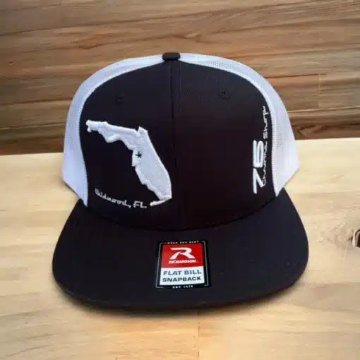 75 Chrome Shop Florida Logo Flat Bill Hat - Image 4