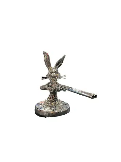 Shotgun Bunny Hood Ornament