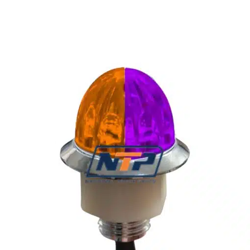 3/4" Mini Watermelon Dual Color LED Light - 4 Diodes - Image 5