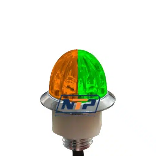 3/4" Mini Watermelon Dual Color LED Light - 4 Diodes - Image 4