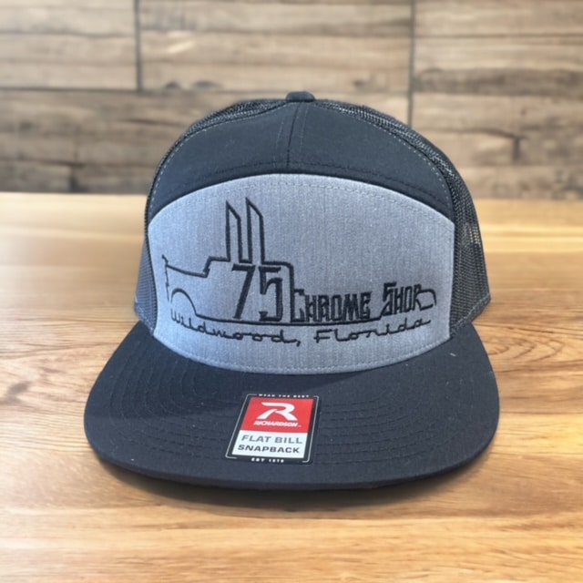 75 Chrome Shop 7-Panel Truck Logo Hat » 75 Chrome Shop