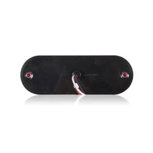 Low Profile Oval Red LightningS Surface Mount Female Pl-3 Connector - Image 2