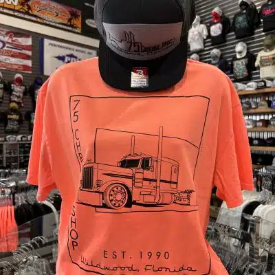 Coral Square Truck Shirt