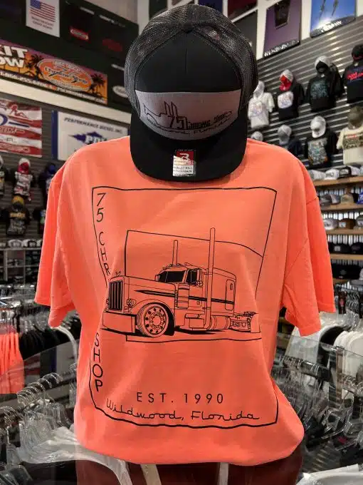 Coral Square Truck Shirt