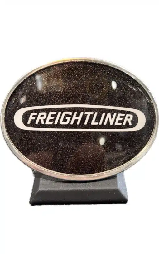 Freightliner Logo Black Metallic Oval Belt Buckle