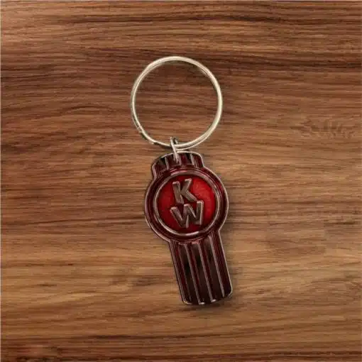 Kenworth Logo Metal Keychain - Image 2