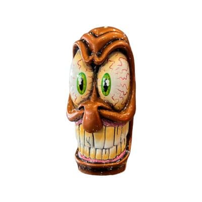 Metallic Pumpkin Orange Mr. Krinkle Shift Knob