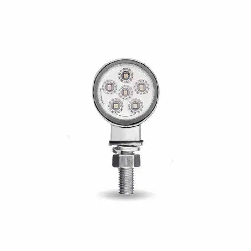 Amber/Red Clearance Marker to Green Auxiliary 1.8″ Mini Double Face Round Reflector LED Light – 12 Diodes - Image 4