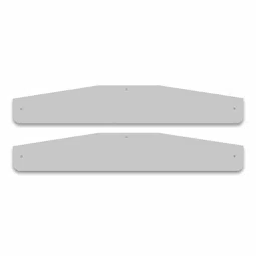 24″ Angled Bottom Mud Flap Weights – Bolted | Stainless Steel