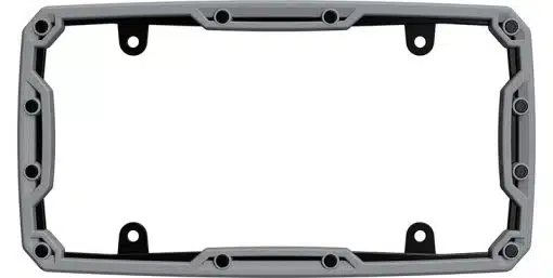 Beadlock Matte Gray & Black Tag Frame - Image 2