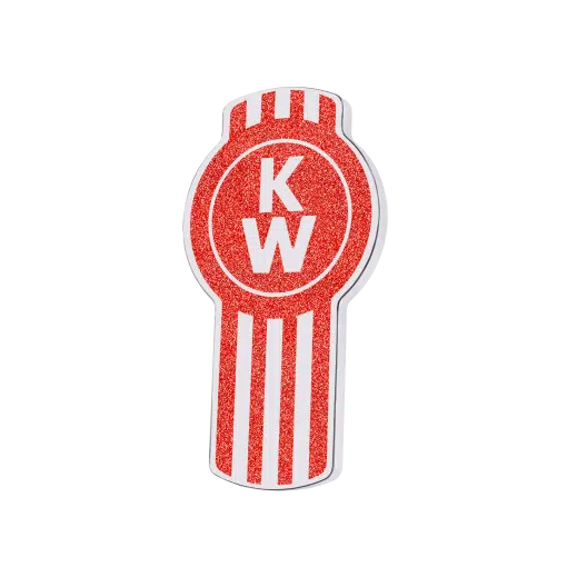 Kenworth Red Printed Emblem