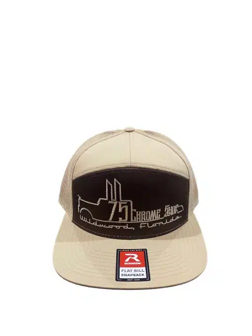 75 Chrome Shop 7-Panel Truck Logo Hat