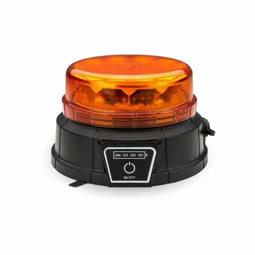 Class 1 Wireless Rechargeable Beacon Vacuum Magnet Mount LED Warning Light – Remote Keychain | 36 Flash Patterns - Image 2