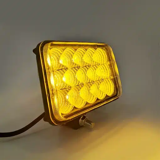 4x6” Bracket Mounted Fog / Work Light (Amber LED) - Image 2