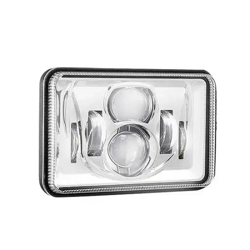 4x6” Projector LED Headlight - Chrome - Image 3