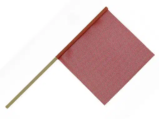 Dowel 18" Warning Flag