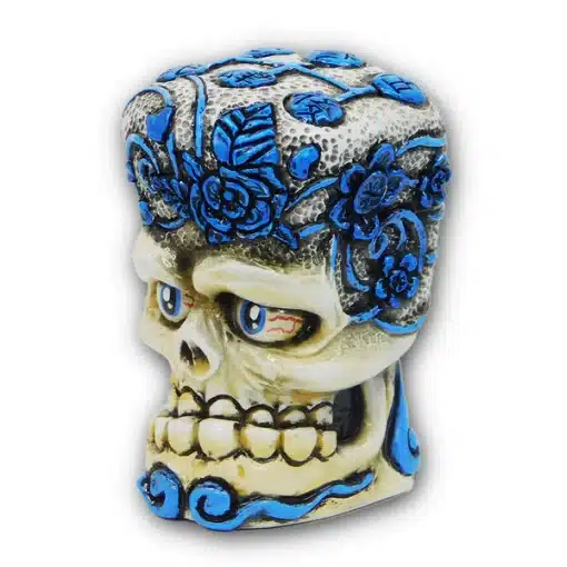 Blue Sugar Shifty Skull Shift Knob