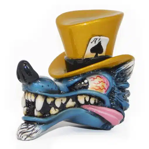 Nitro Gold Top Hat Wolf Shift Knob