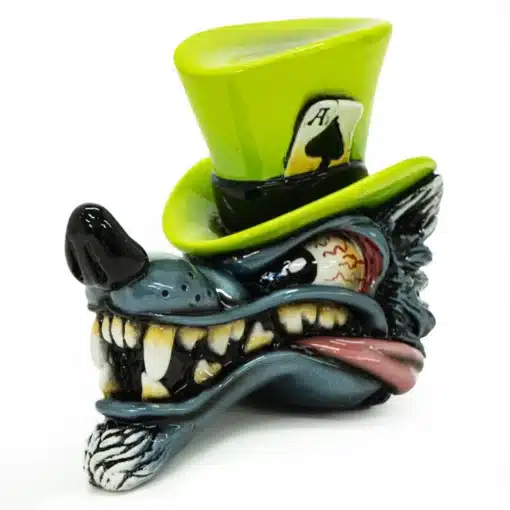 Nitro Green Top Hat Wolf Shift Knob