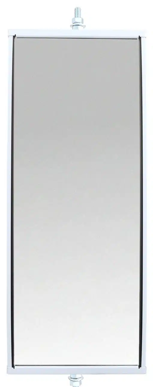 6" x 16" Stainless Steel Convex West Coast Mirror - Non Heated