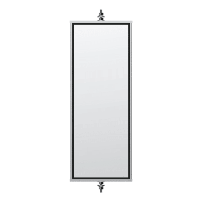 6" x 16" Stainless Steel West Coast Mirror - Non Heated