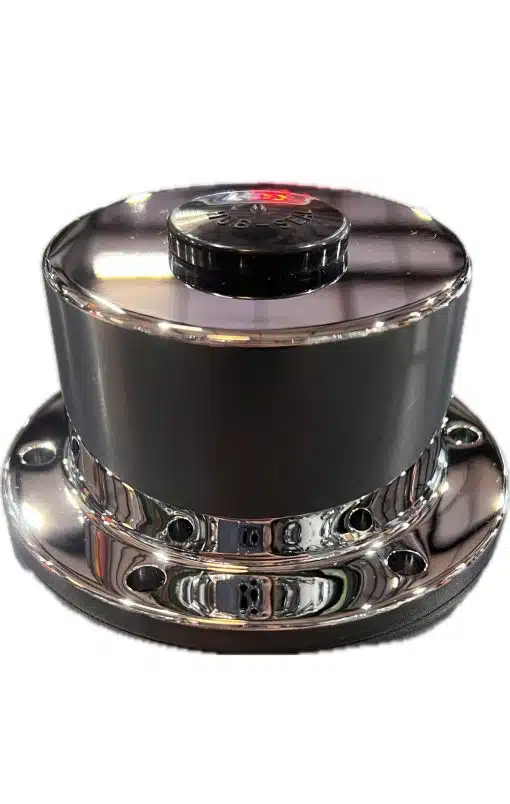 Chrome Plated Billet Aluminum Front Oil Cap Cover - Image 2