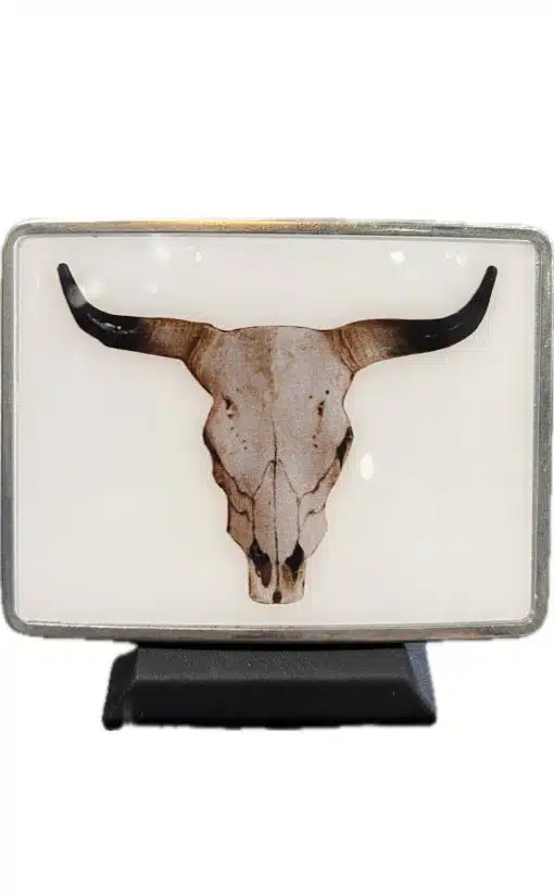 Steer Head Rectangle Belt Buckle