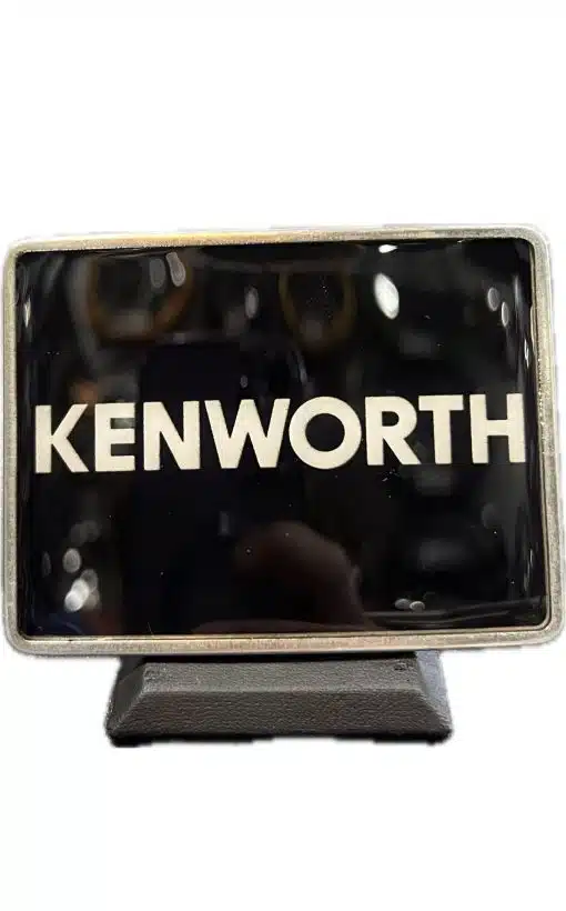 Kenworth Black Rectangle Belt Buckle