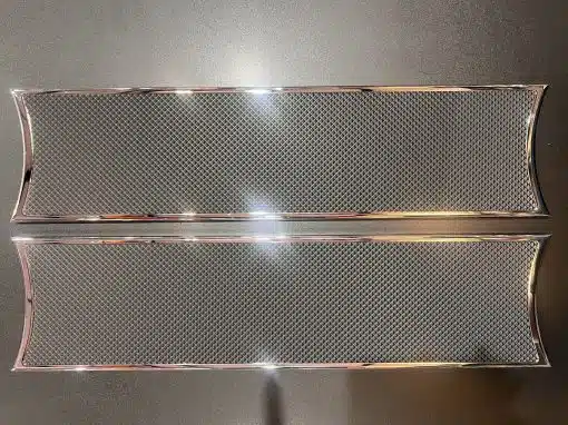 Chrome 24" Concave Style Step Plate